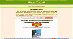 Desktop Screenshot of giocatevincenti.com